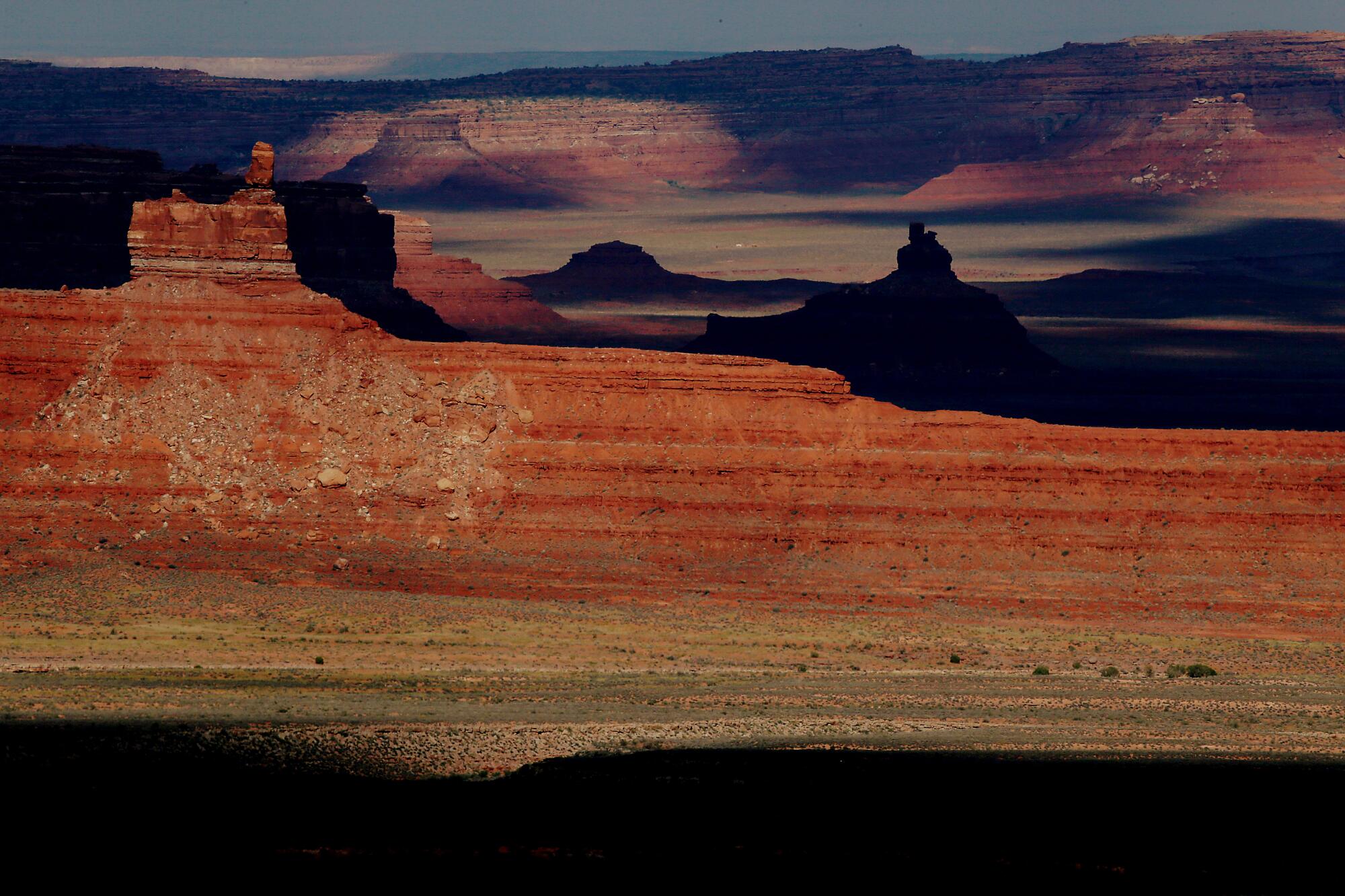 landscape of a scenic sandstone valley