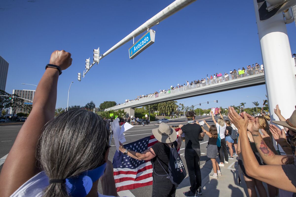 Black Lives Matter rallies have inspired Granada Hills students to denounce racist remarks.