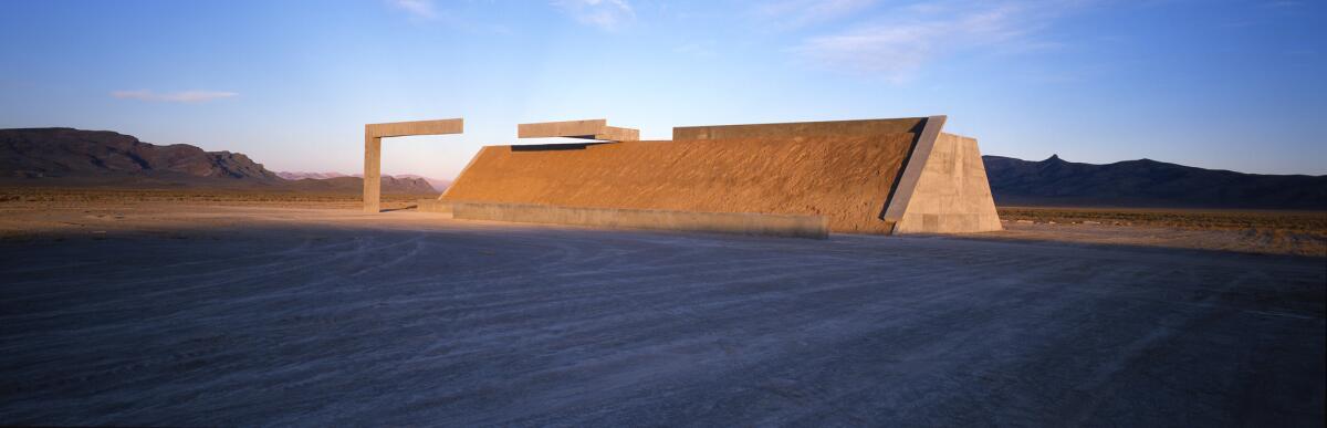 Land surrounding Michael Heizer's in-progress artwork "City" in central Nevada will be protected as part of a new national monument that President Obama is creating.