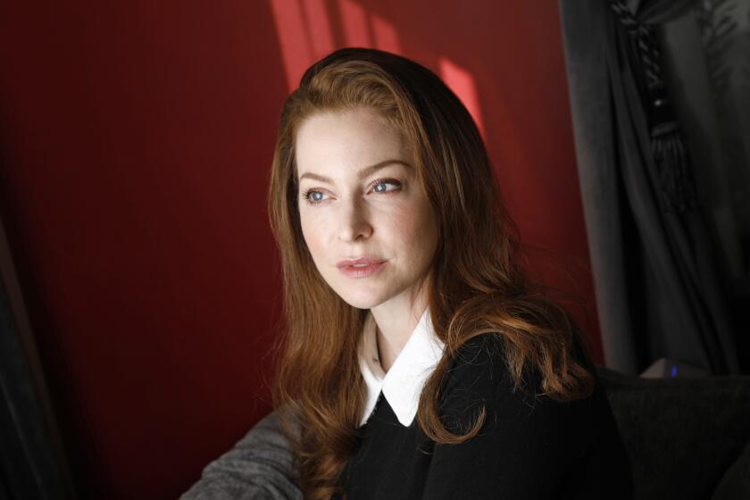 Los Angeles, California-Oct. 29, 2021-Actress Esme Bianco starred in "Game of Thrones." Photographed at her home on Oct. 29, 2021. Bianco is one of more than a dozen women who have come forward to claim goth-rock singer Marilyn Manson assaulted them over decades of alleged violence and misconduct. (Carolyn Cole / Los Angeles Times)