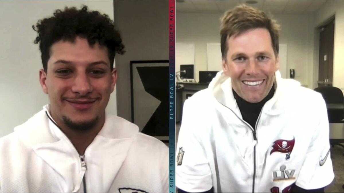 Nothing but respect between Tom Brady and Patrick Mahomes. 