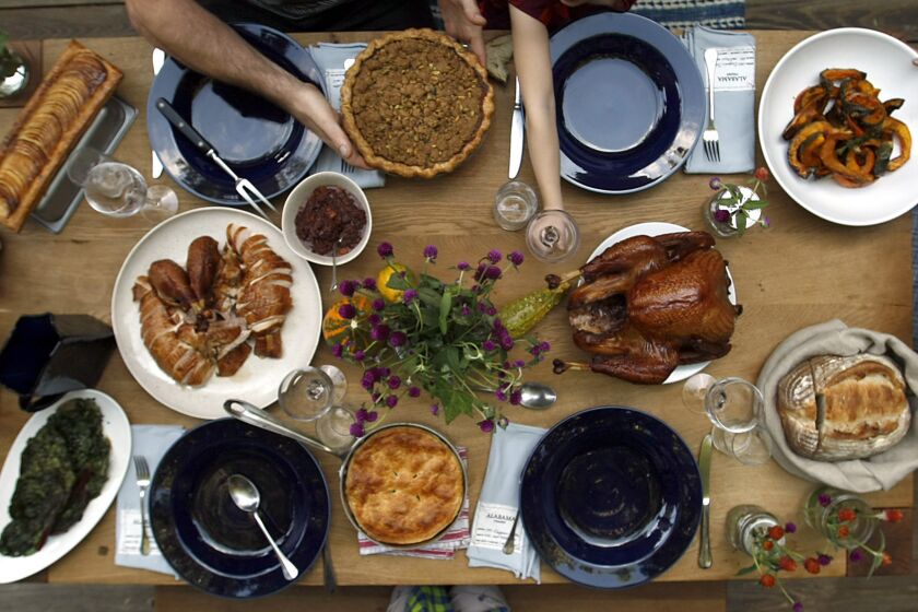 Thanksgiving celebrations, with family, food, and drink, make good fodder for fiction.