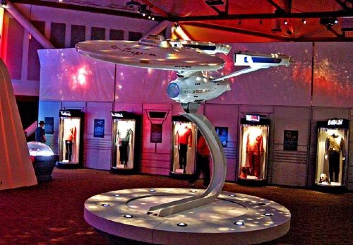 The Tech Museum has costumes and props from the "Star Trek" TV shows and movies.