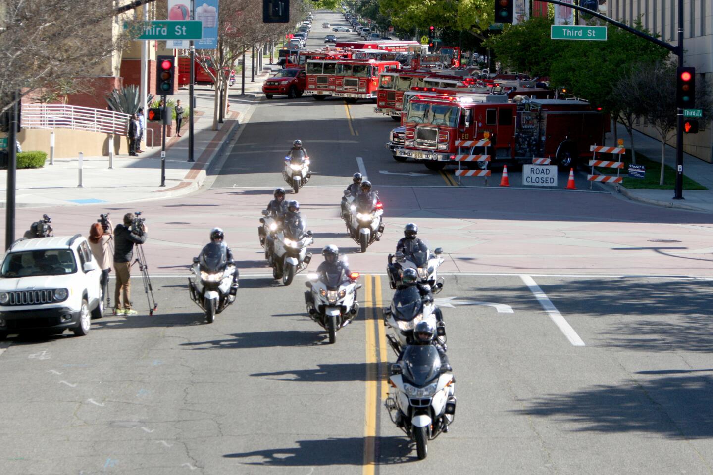 Photo Gallery: Burbank Fire Department lays to rest one of its own