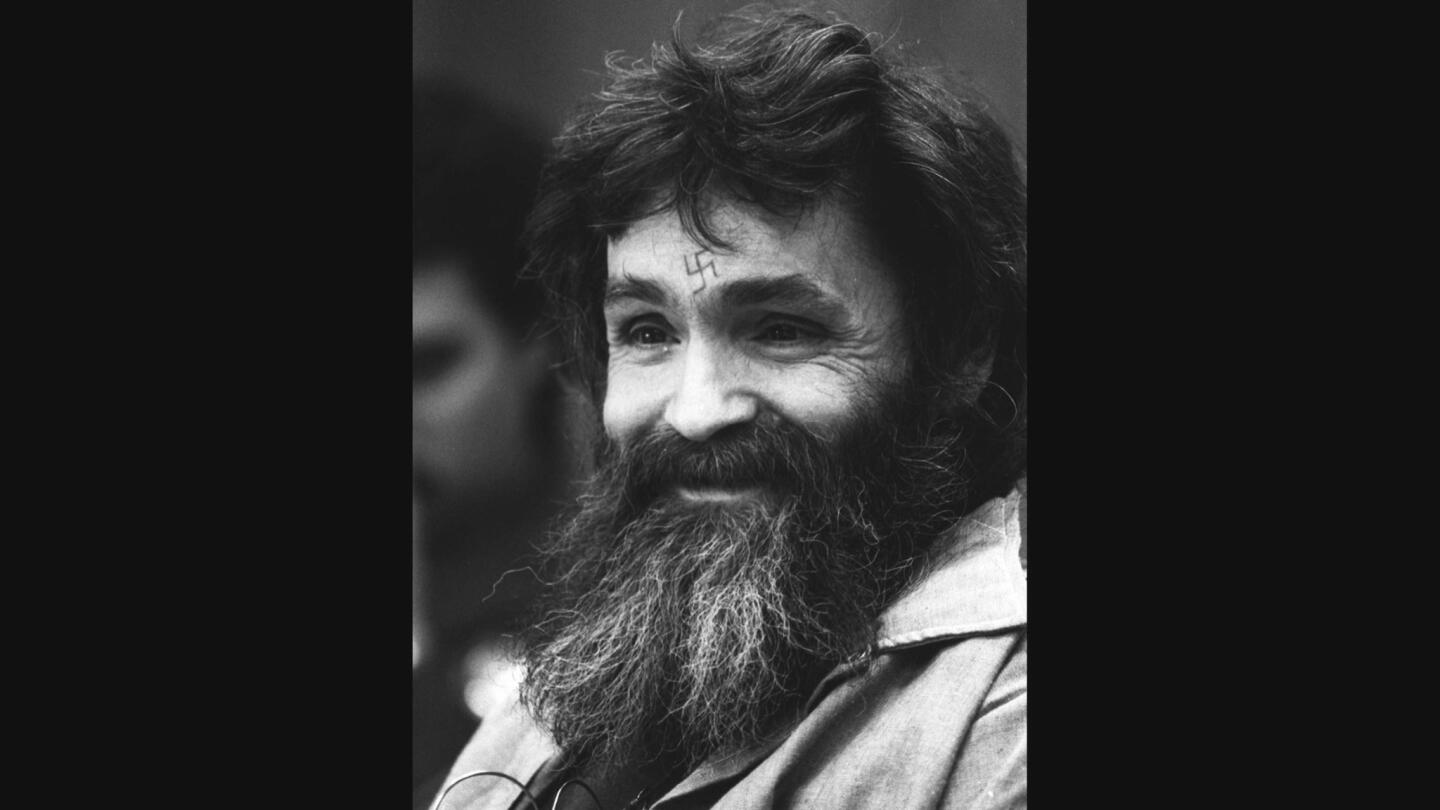 Charles Manson receives the news that he was denied parole in 1997, for the ninth time in March, 1997.