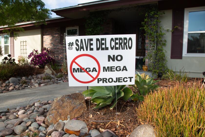 SAN DIEGO, CA - DECEMBER 11: Some Del Cerro residents are opposing a proposed 950-seat church from All Peoples Church in San Diego, CA. (Jarrod Valliere / The San Diego Union-Tribune)
