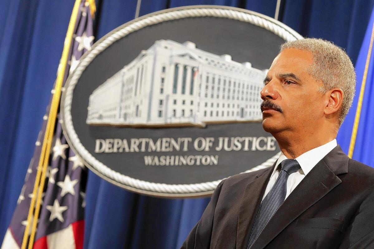 "We are sending a clear message to all lenders and servicers who would deprive our service members of the basic benefits and protections to which they are entitled. This type of conduct is more than just inappropriate; it is inexcusable," Atty. Gen. Eric H. Holder Jr. said.