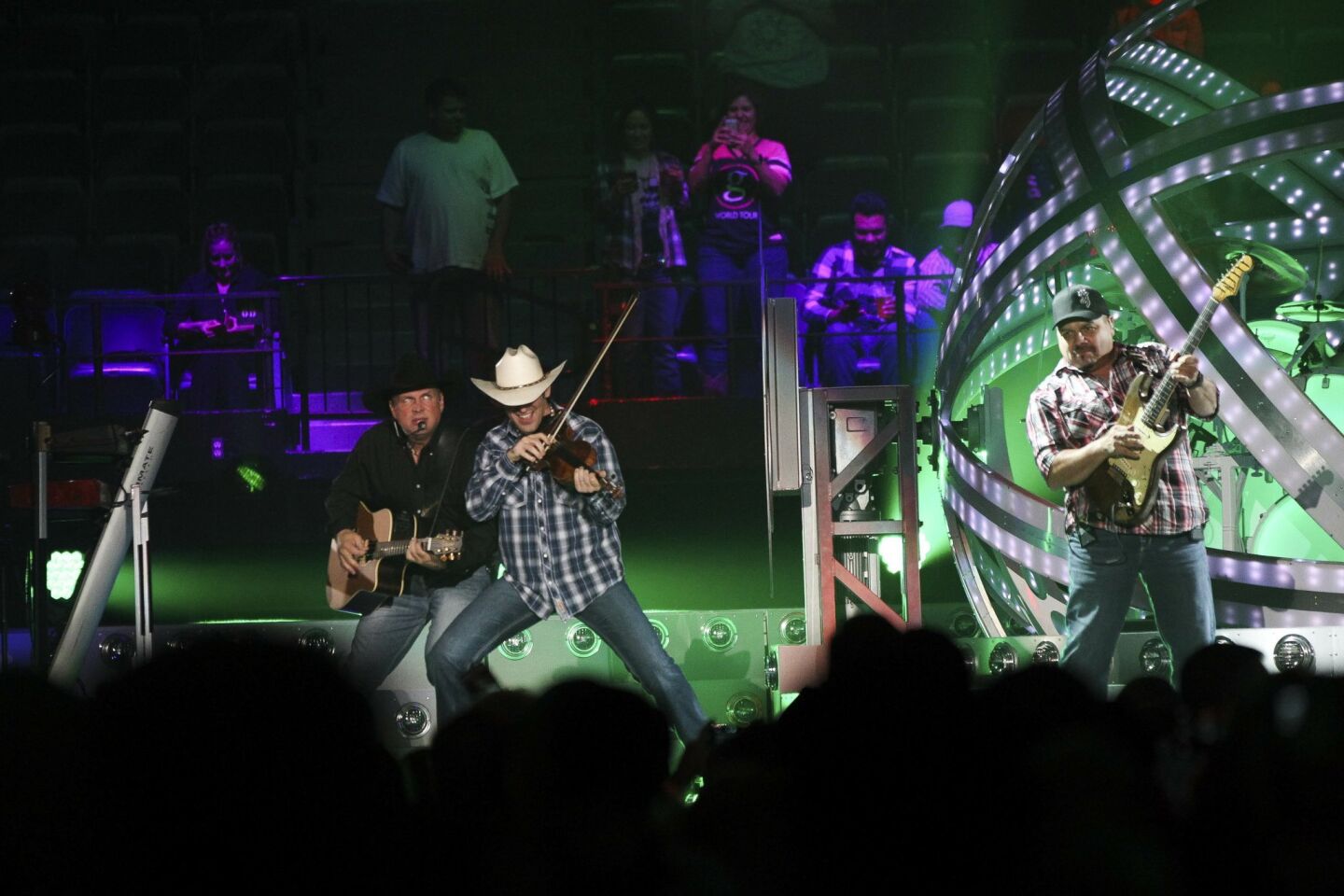 Country music superstar Garth Brooks performs the first of his five concert series at the Valley View Casino Center.