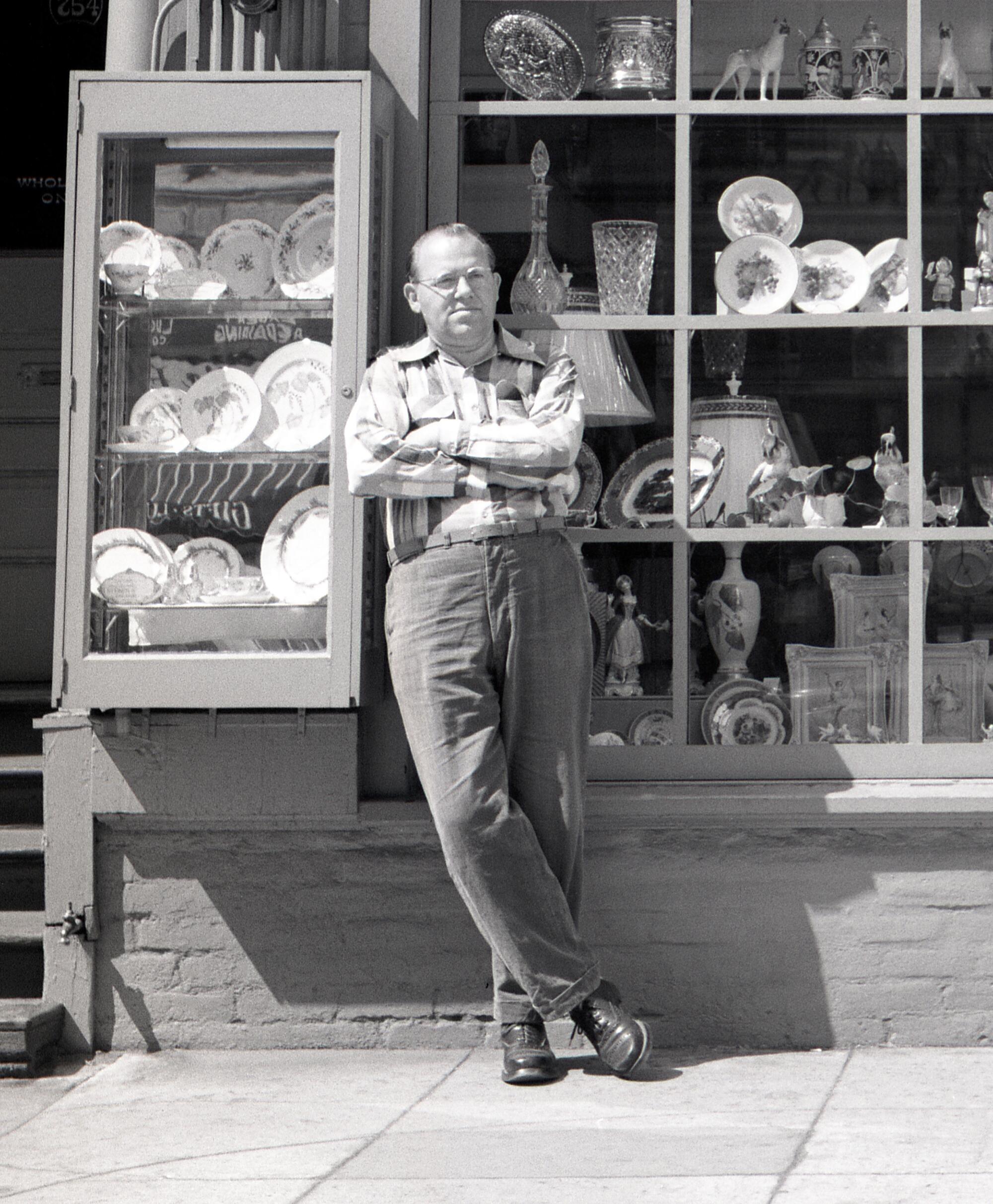 Arthur Hylen, pictured successful 1955, began photographing the metropolis during World War II.