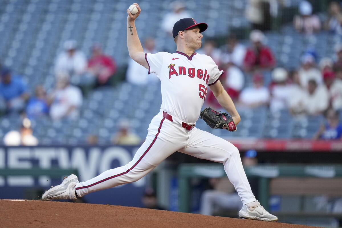 Davis Daniel had a strong start for the Angels on Wednesday.