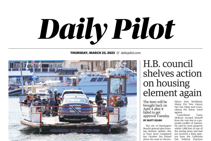 March 23, 2023 Daily Pilot cover