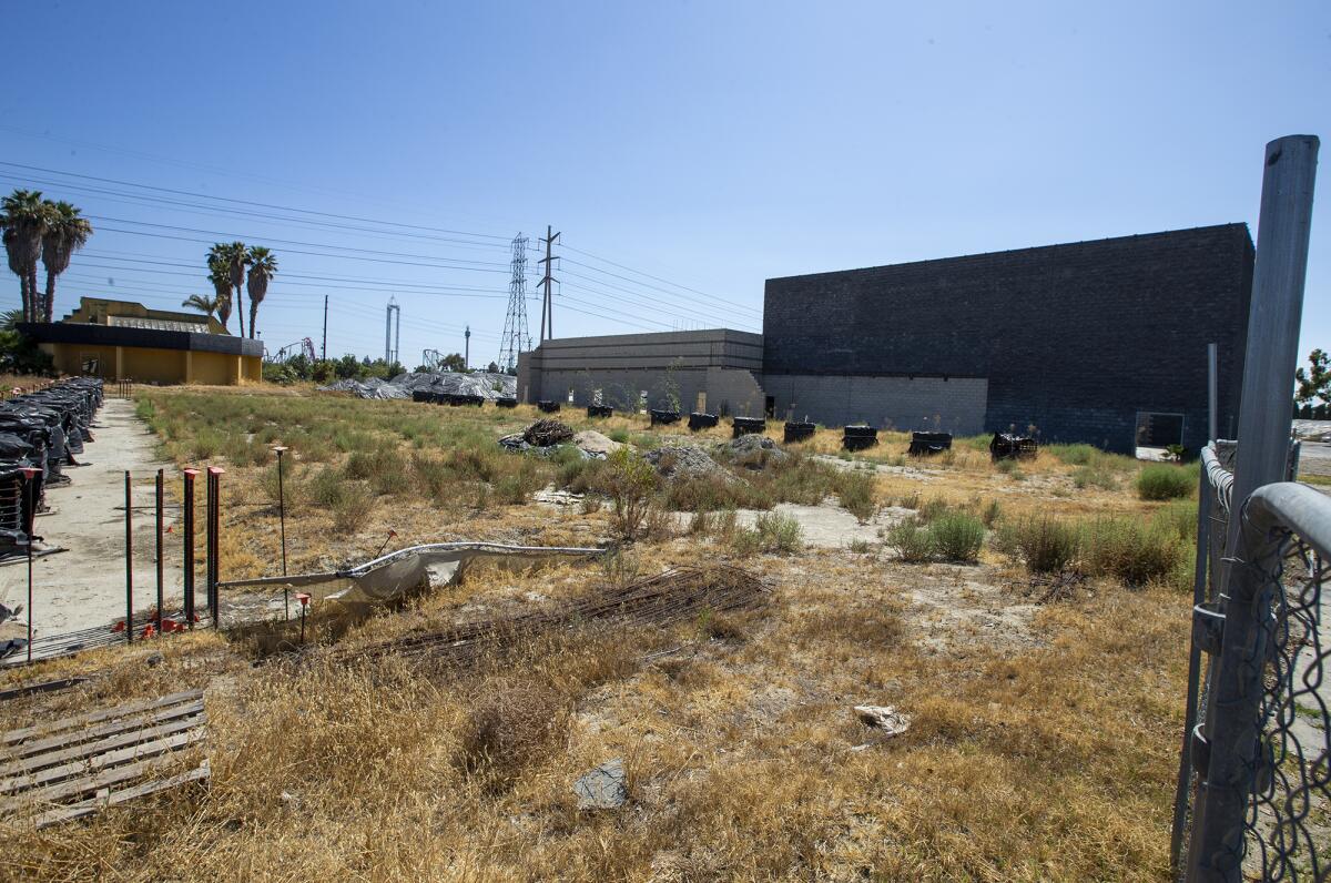 The site of the former Butterfly Palladium construction plot in Buena Park. 