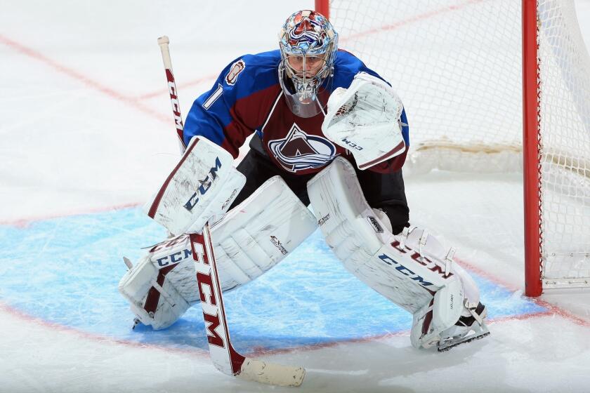 Colorado Avalanche goalie Semyon Varlamov has played a key role in the team's 5-0 start.