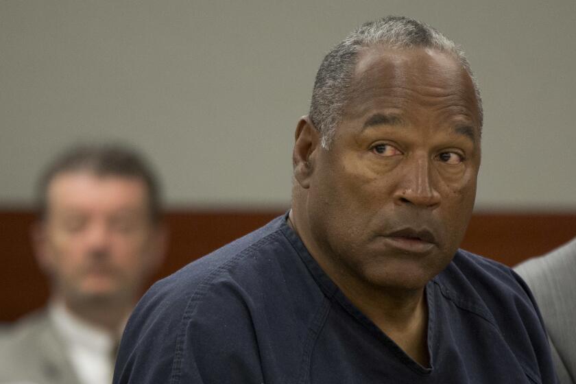 O.J. Simpson appears in court in 2013.