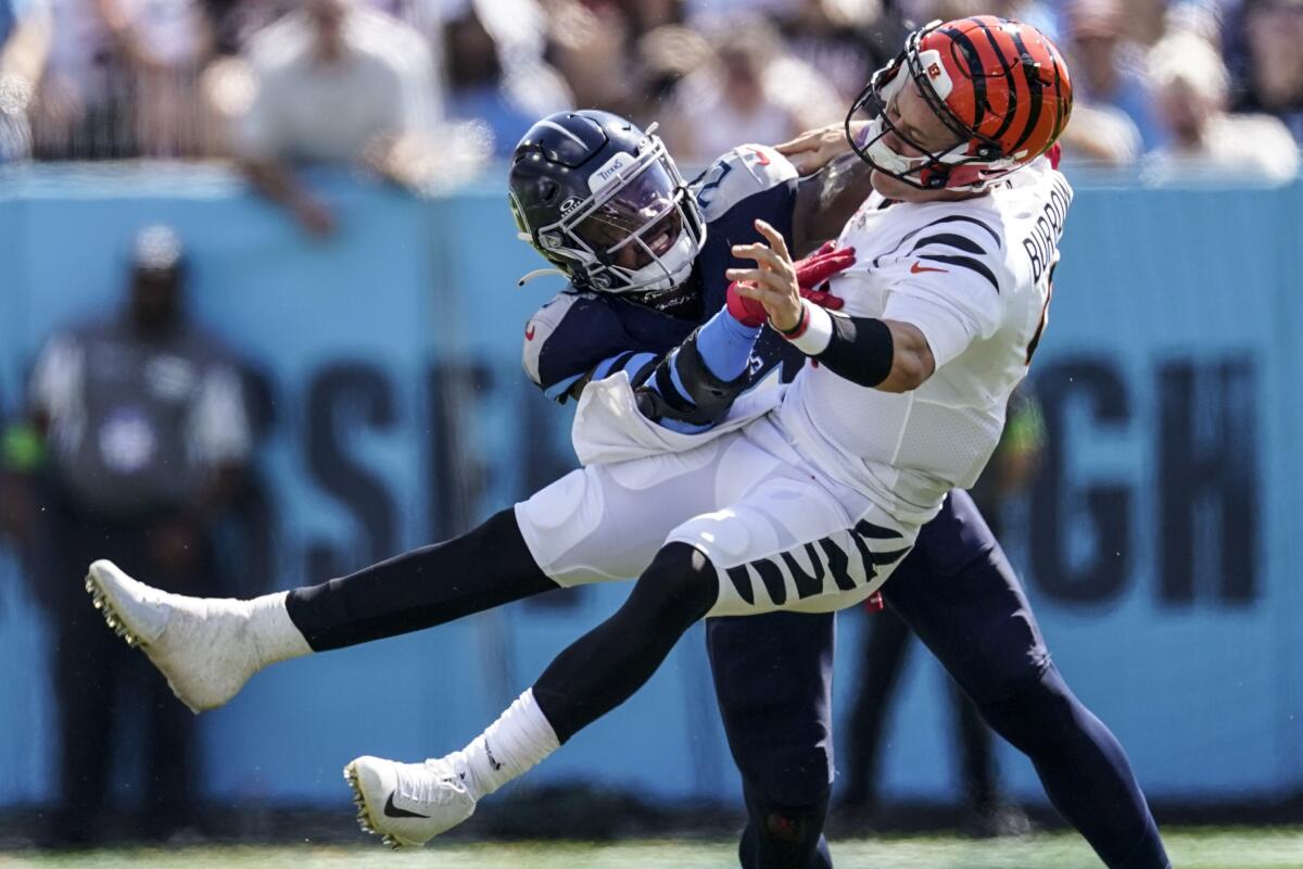 Bengals' Joe Burrow Says He's 'Been Hit and Forgot the Rest of the Game'