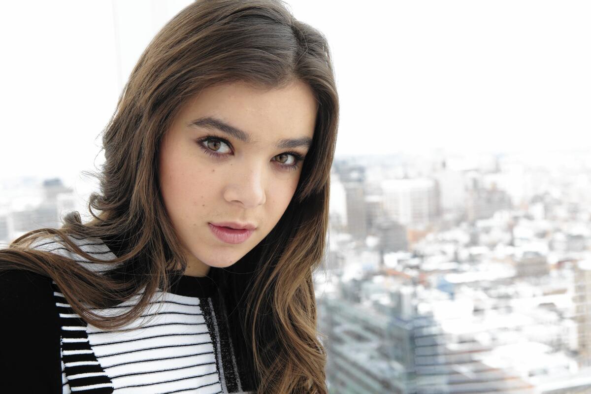 Actress Hailee Steinfeld at the Mondrian SoHo in New York.