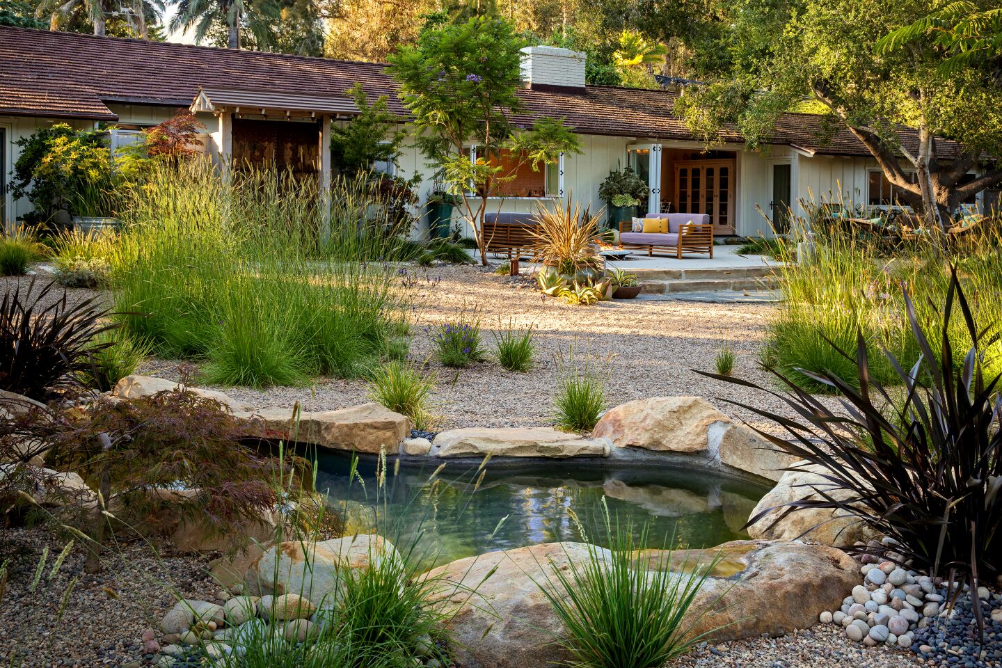 Landscape designer Margie Grace takes her cues from the Earth itself.