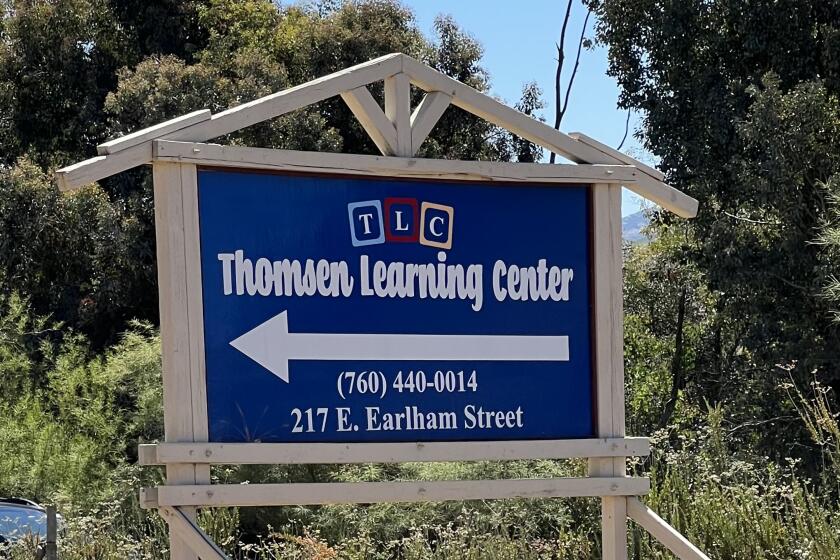 The license for Thomsen Learning Center in Ramona has been revoked after a hearing last month. 