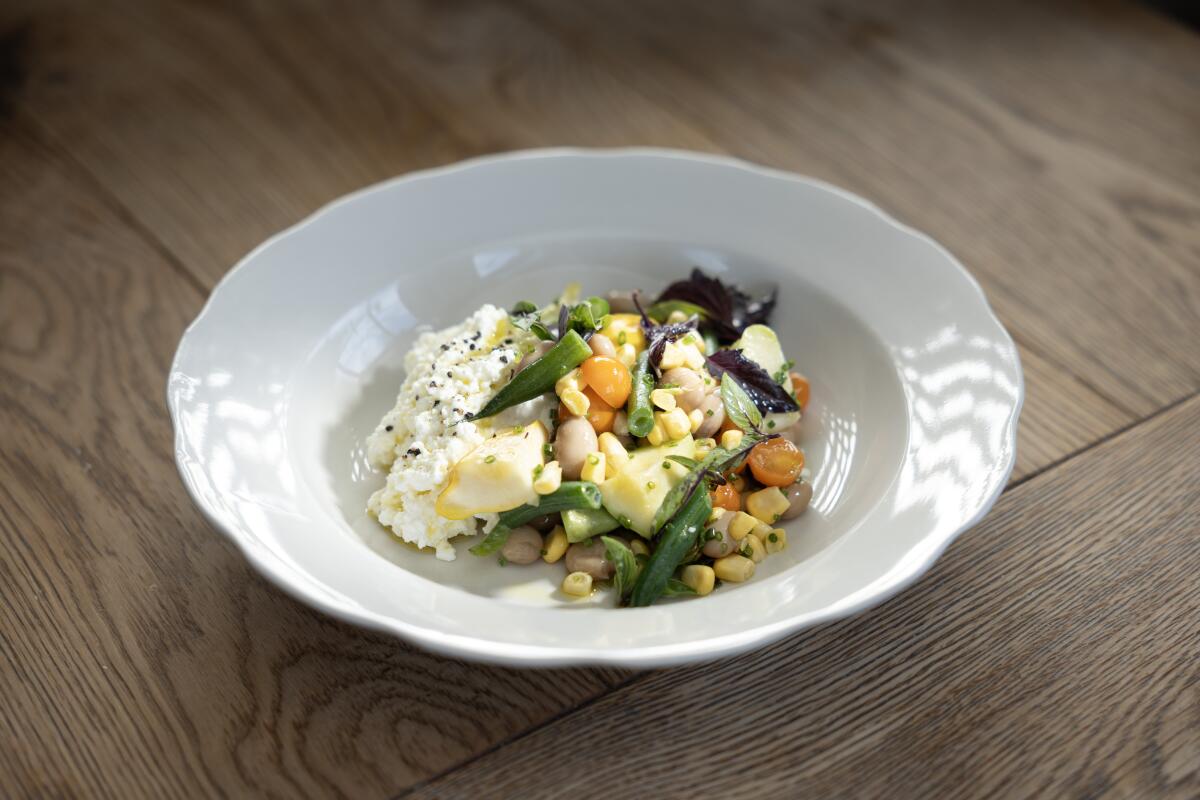 Succotash salad at Dunsmoor.