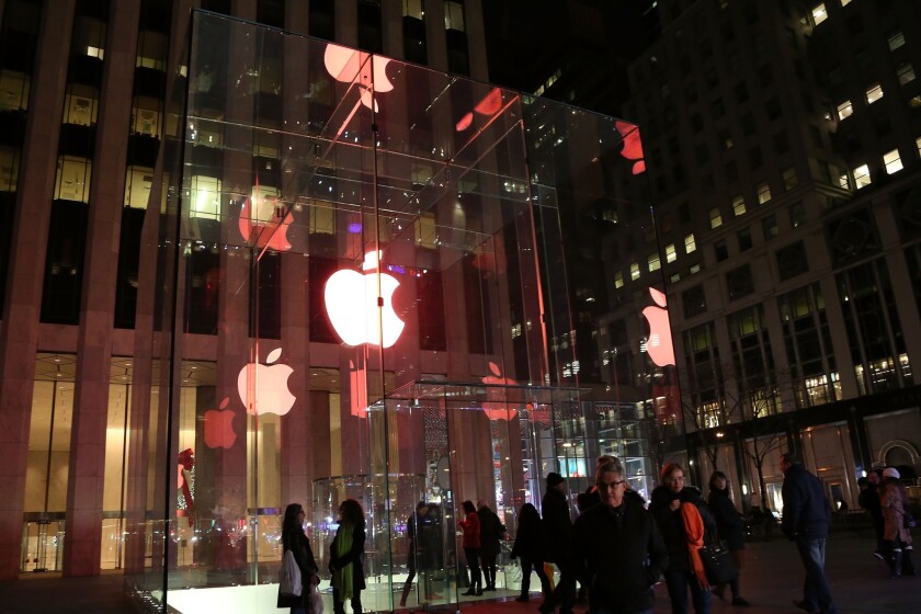 Apple products were purloined in nearly one fifth of all grand larceny crimes in New York City in 2013.