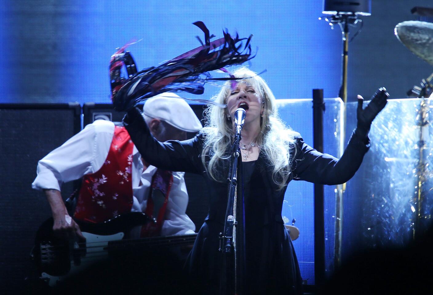 Stevie Nicks of Fleetwood Mac performs at the United Center.