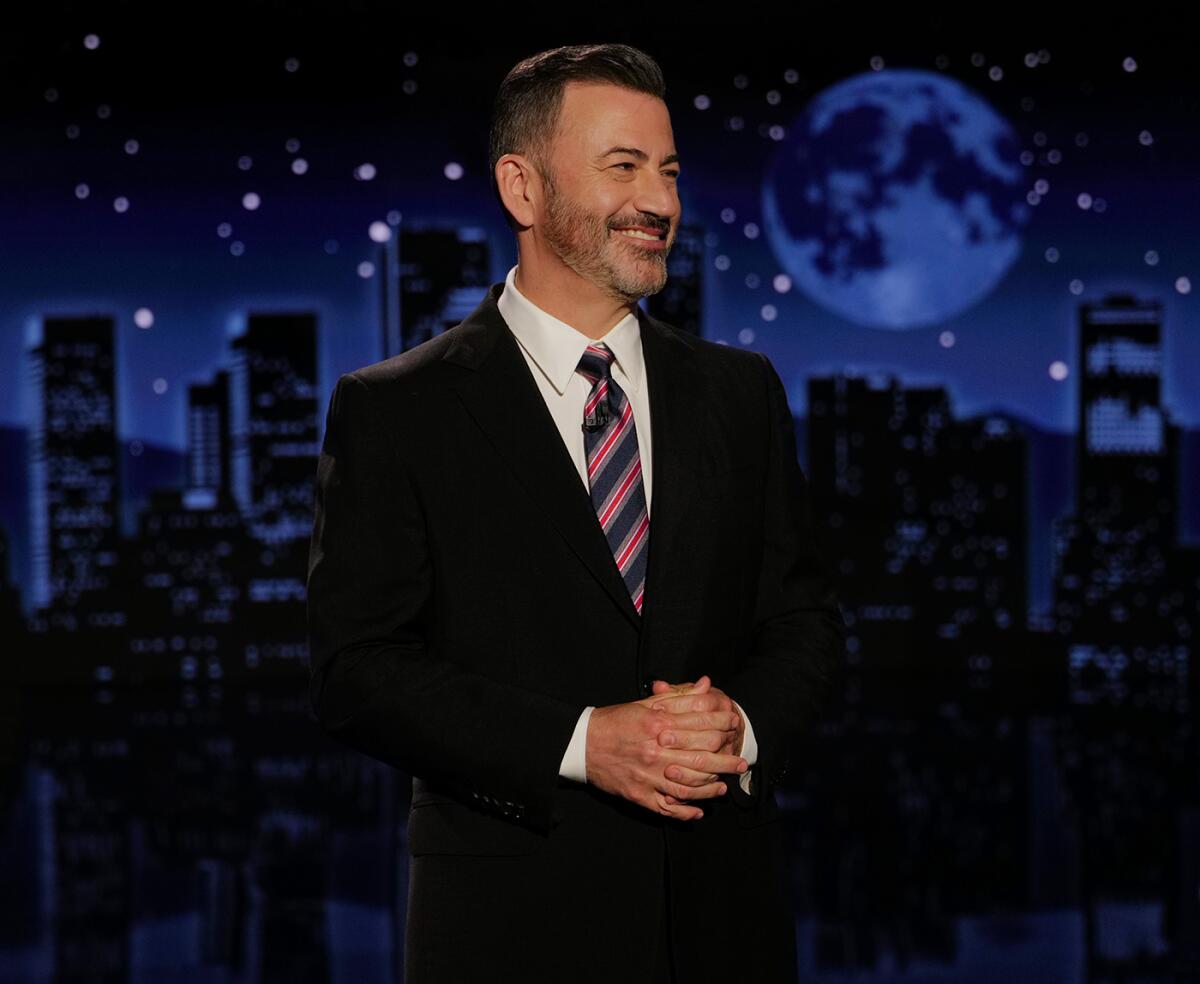 Jimmy Kimmel returns with emotional monologue defending free speech - Los Angeles Times