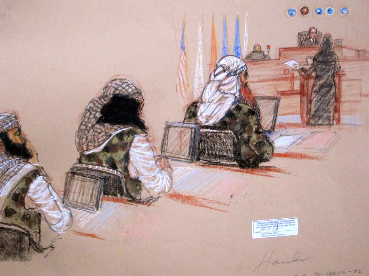 Guantanamo trial sketch