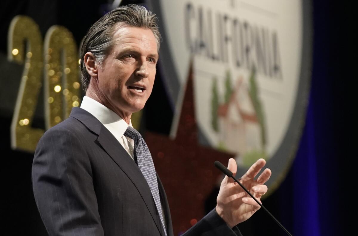 California Gov. Gavin Newsom says sporting events without spectators could  begin in June