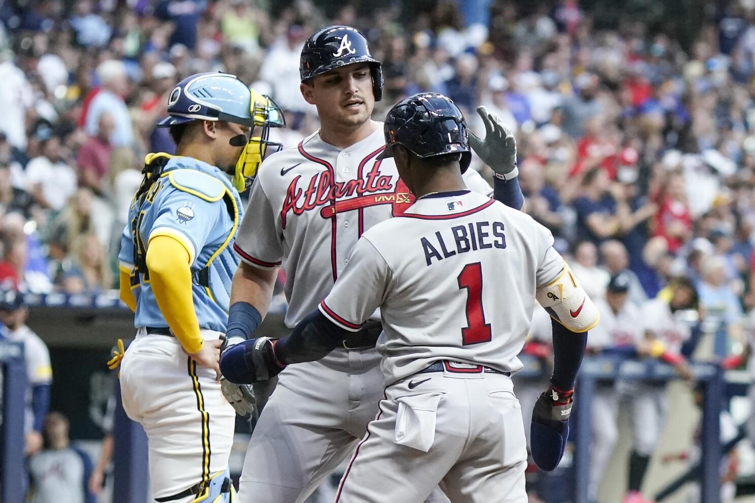 Austin Riley homers for 4th straight game to help Atlanta Braves beat  Milwaukee Brewers 6-4 - The San Diego Union-Tribune