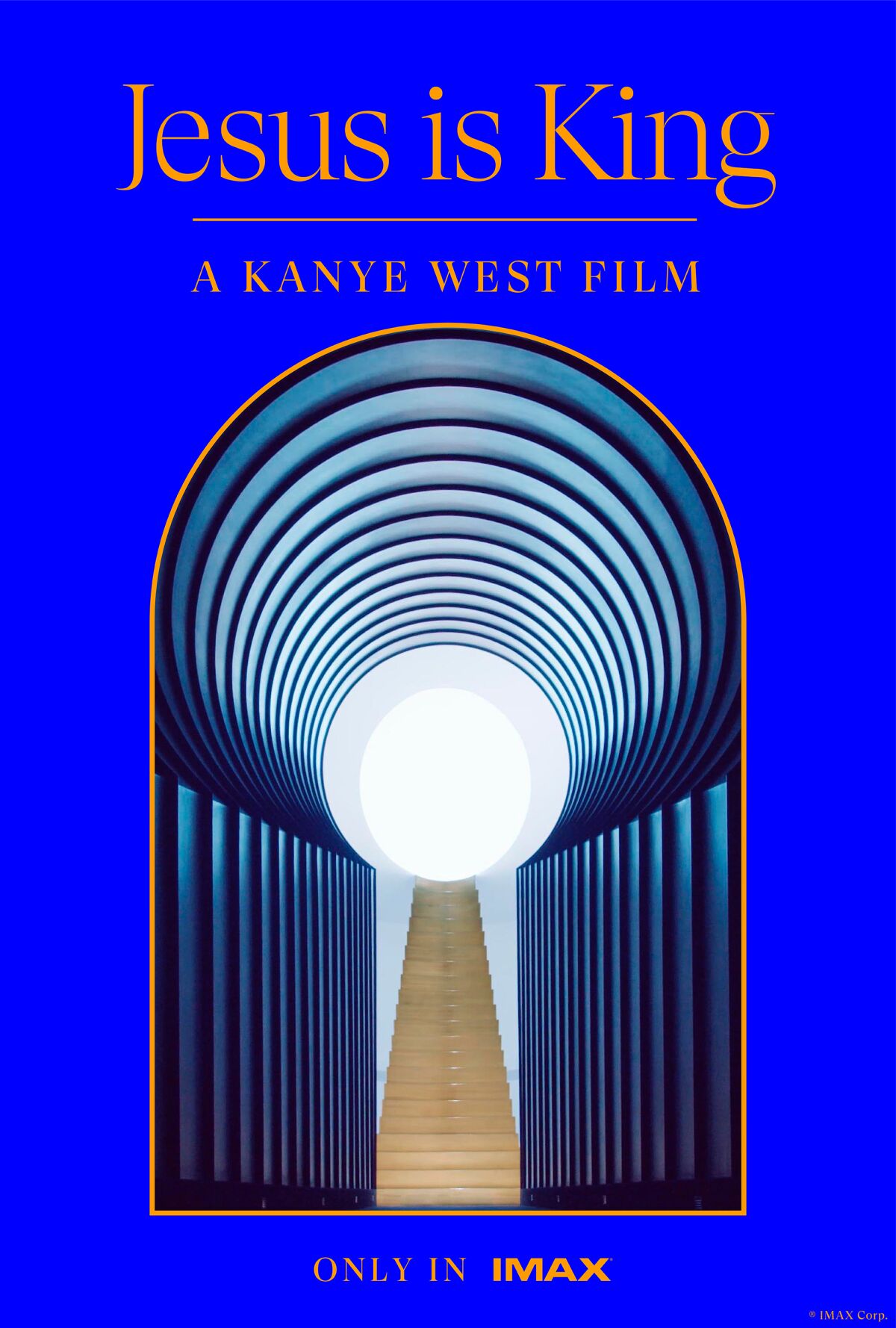 Kanye West's "Jesus Is King" movie poster