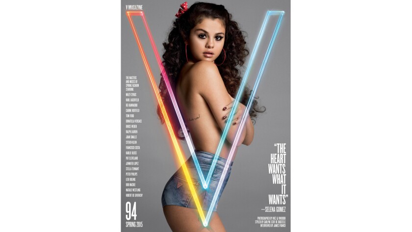 Poll Is Selena Gomezs Topless V Magazine Cover Too Risque Los 2655