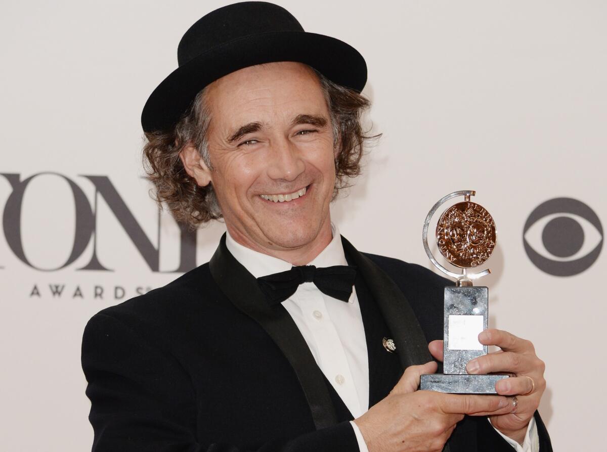 Mark Rylance, shown at the 2014 Tony Awards, where he won for "Twelfth Night." He will play the title role in Steven Spielberg's "The BFG."