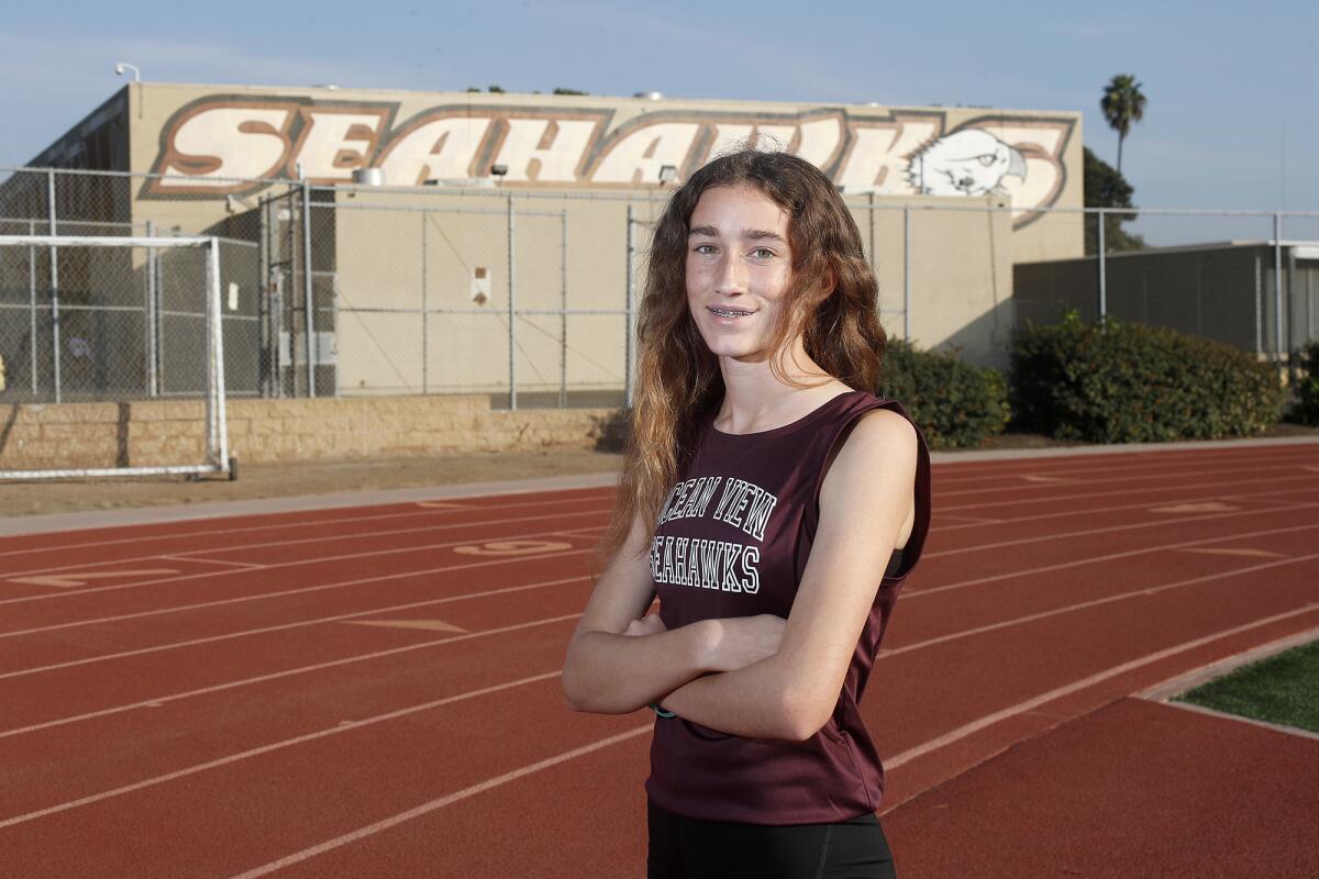 Elizabeth King is Ocean View's first individual league champion since 2001.