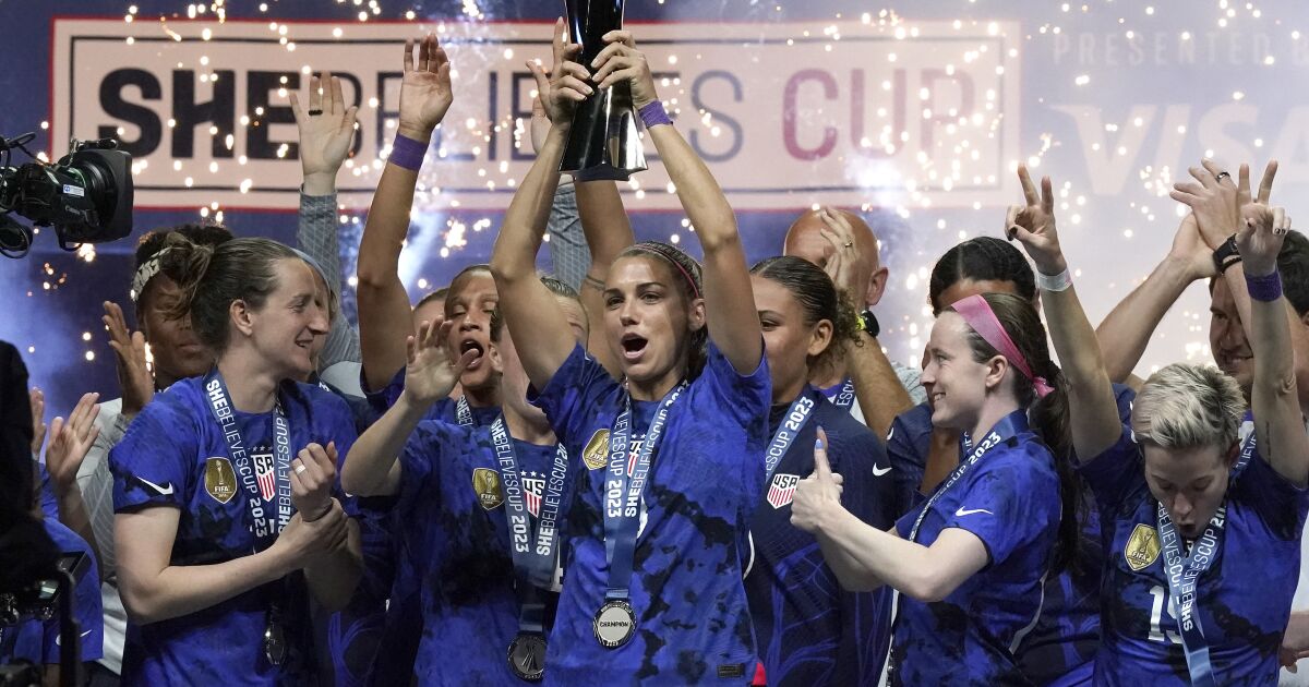 The United States defeats Brazil and wins the SheBelieves Cup