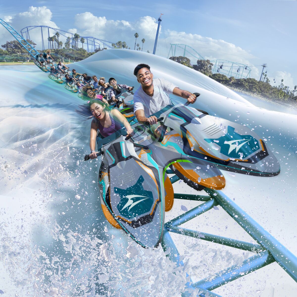 Arctic Rescue, SeaWorld's latest coaster, will simulate a snowmobile ride and will make its debut next spring