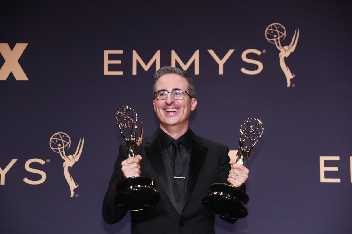 John Oliver at the 2019 Emmys