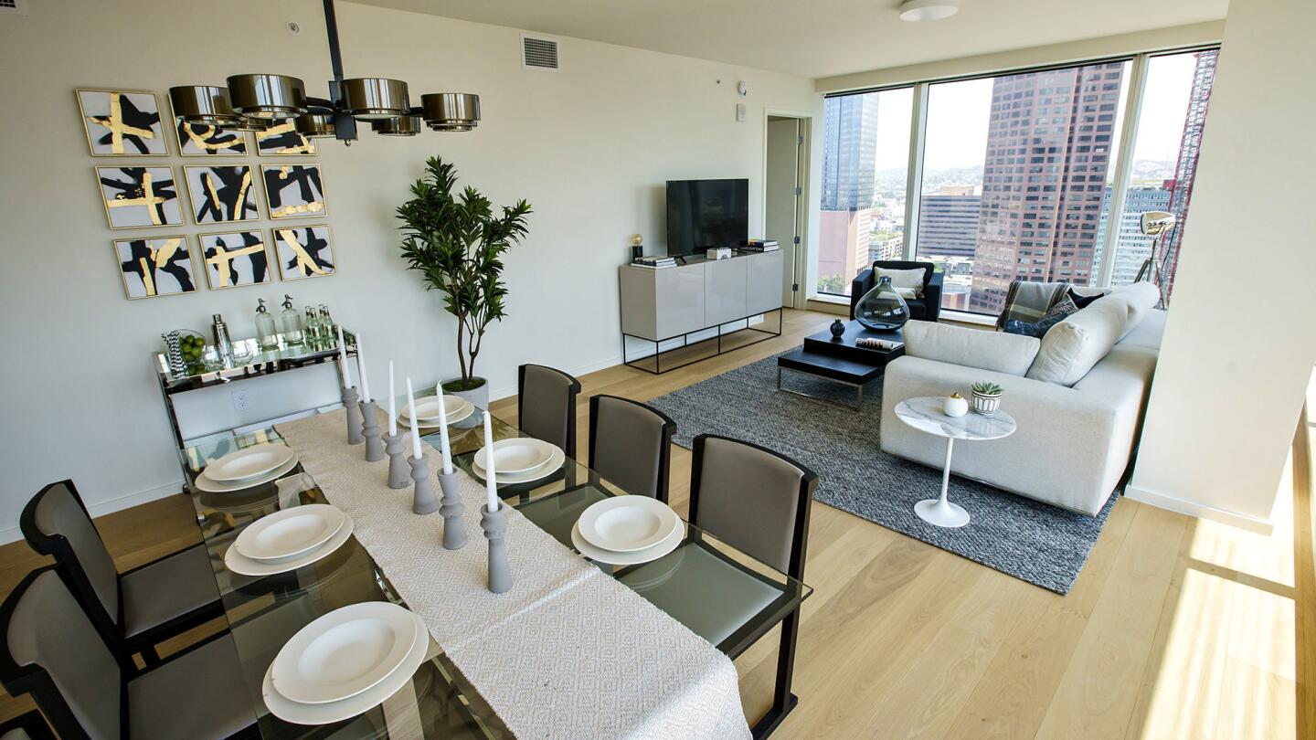 First condo tower in massive Metropolis complex opens in downtown Los Angeles
