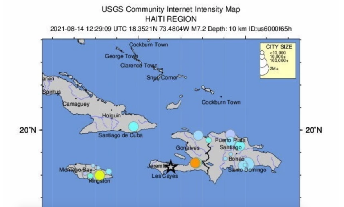 Fotografía cedida por el Servicio Geológico de los Estados Unidos (USGS)