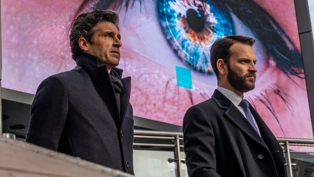 Patrick Dempsey and Alessandro Borghi in "Devils" on the CW.