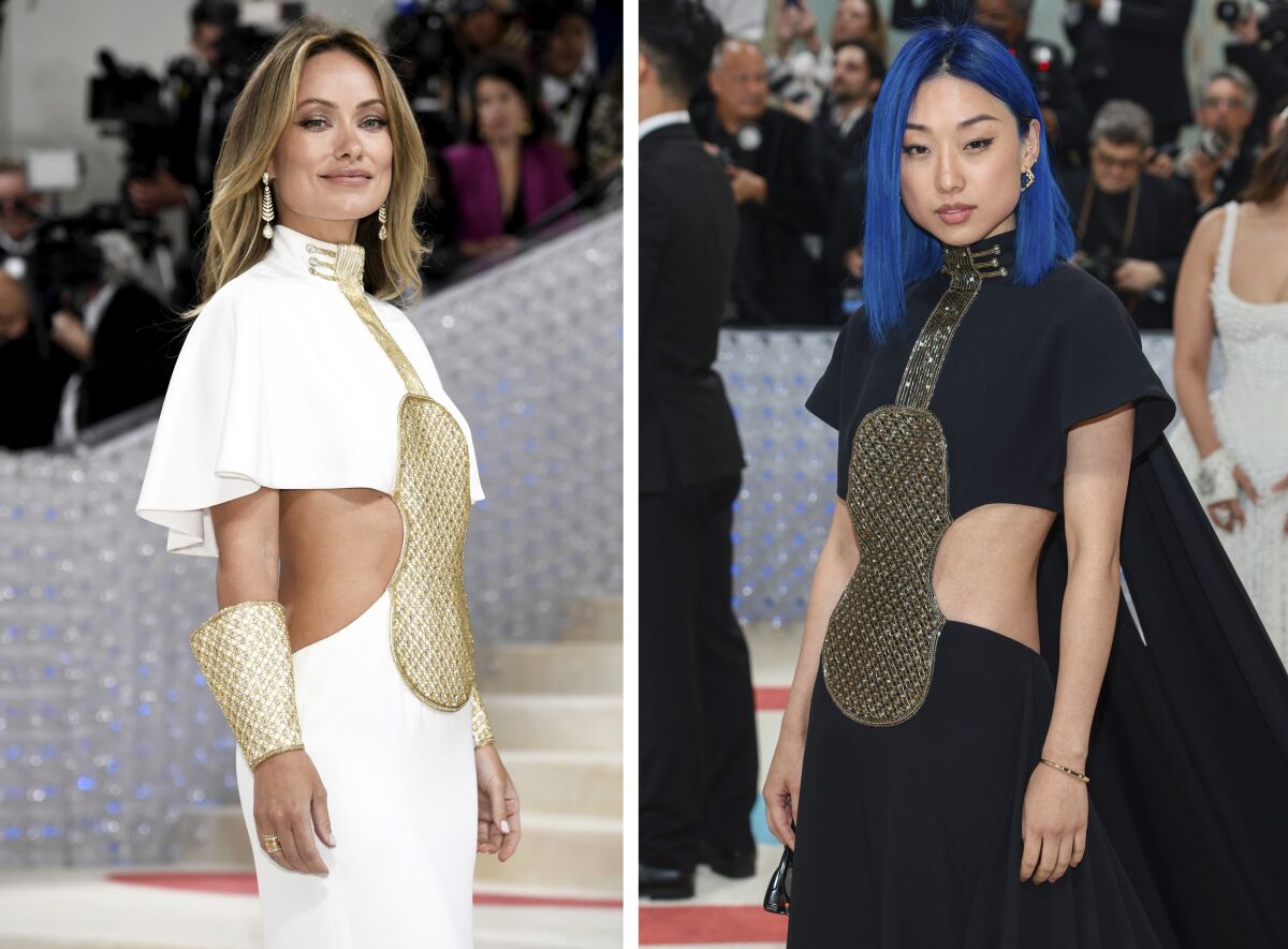 Un dúo de Olivia Wilde y Margaret Zhang.