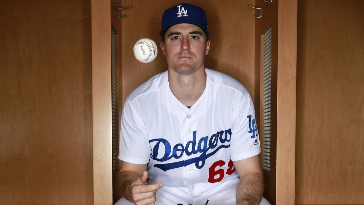 Dodgers pitcher Ross Stripling was left off the playoff roster in 2018 after struggling in the second half of the season.