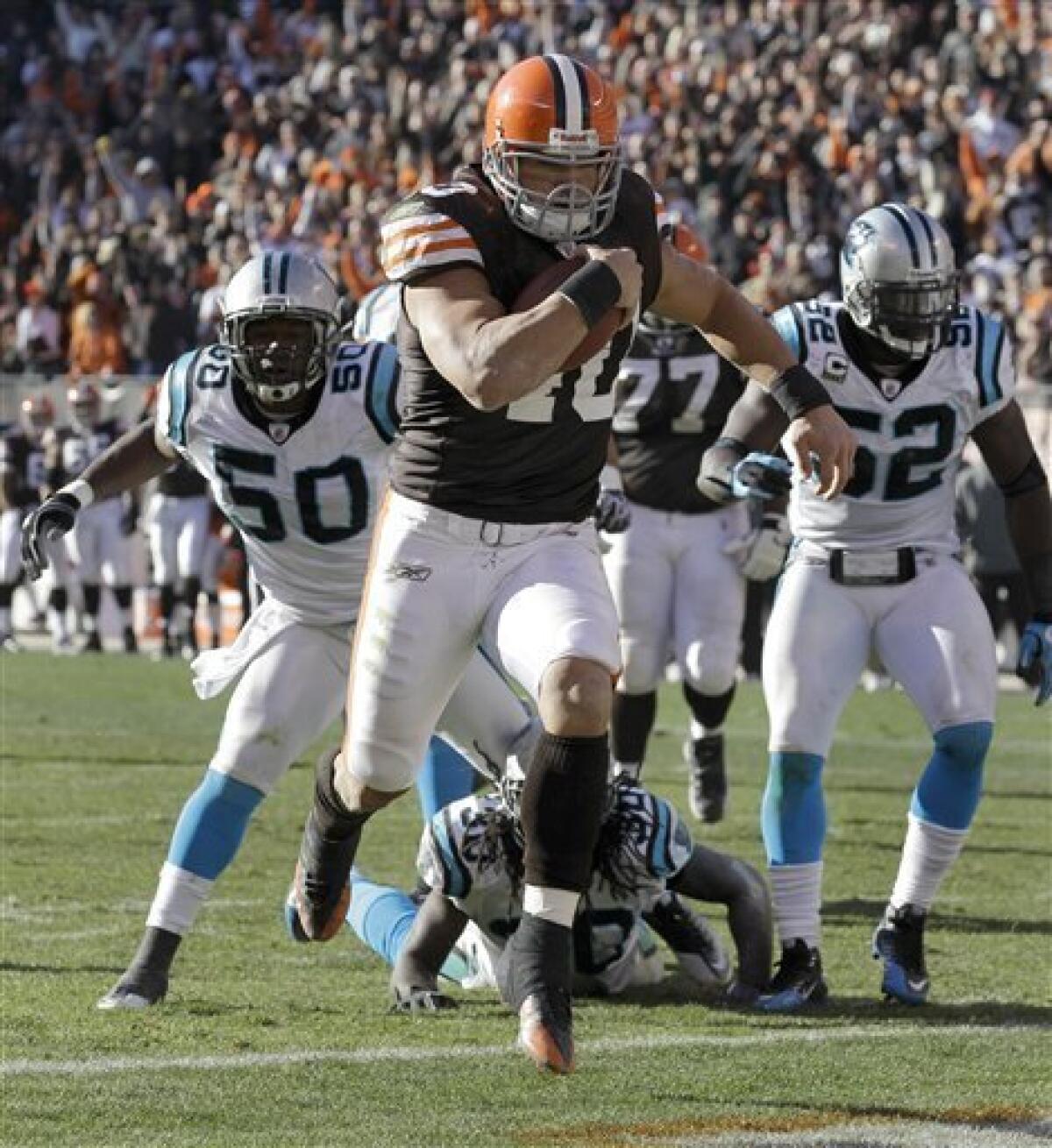 Browns RB Hillis an unlikely hero - The San Diego Union-Tribune
