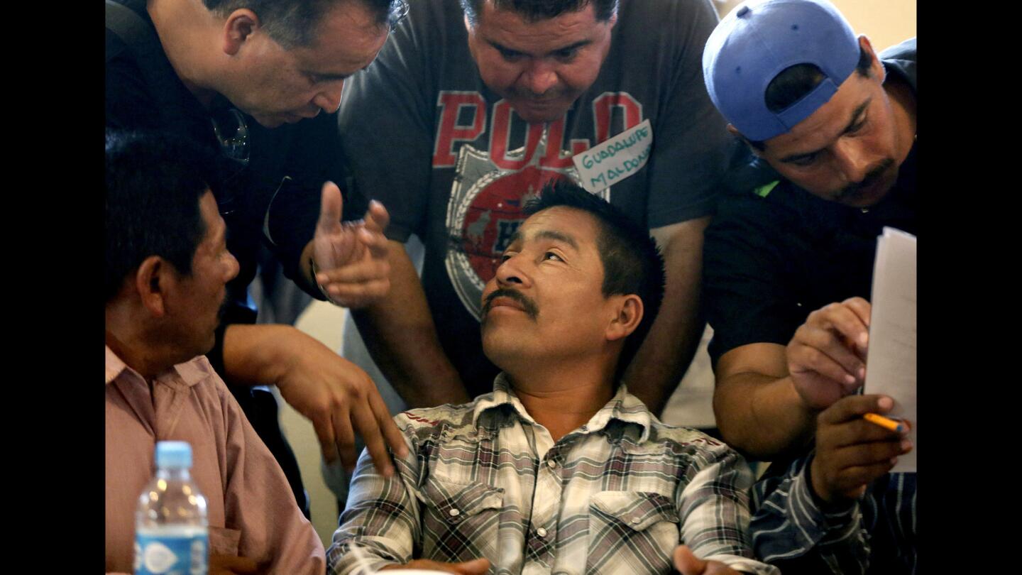 Baja California farm workers