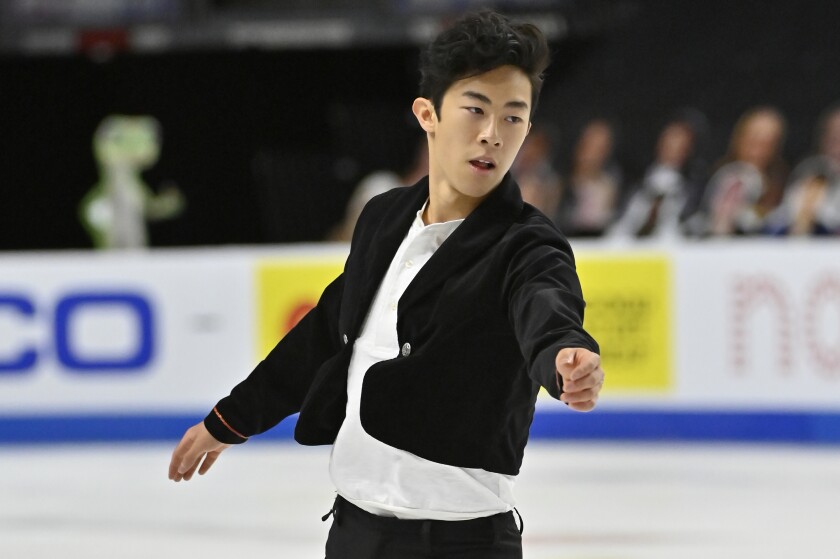 Nathan Chen Eyes Fifth Straight U S Figure Skating Title Los Angeles Times Youtube Nathan Chen World Championship 2022