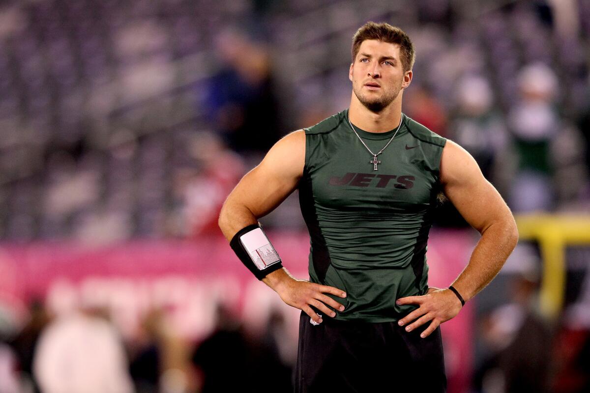 Quarterback Tim Tebow and the New York Jets parted ways last month.