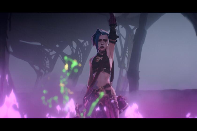 Jinx, the lead character in "Arcance," an animated series based upon "League of Legends" that will stream on Netfix.