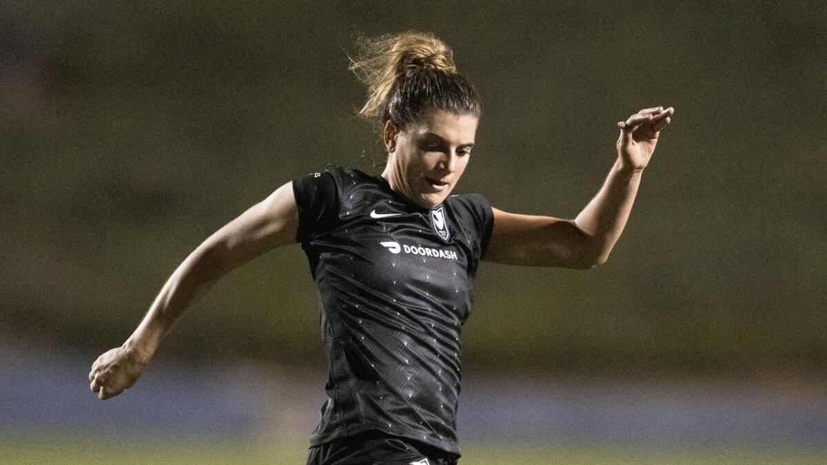 Angel City FC suffers loss to Washington Spirit on late penalty kick