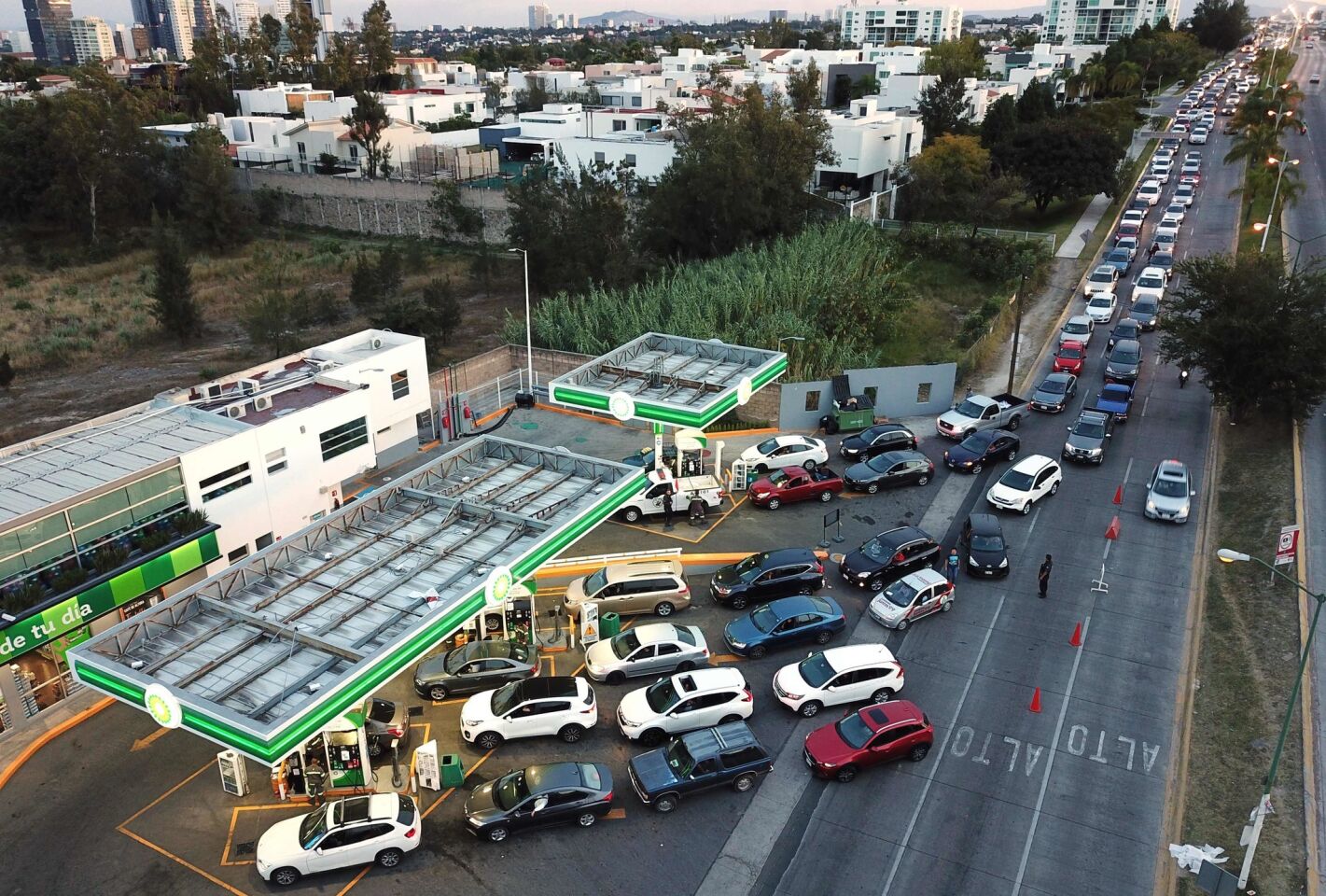La escasez de gasolina en México