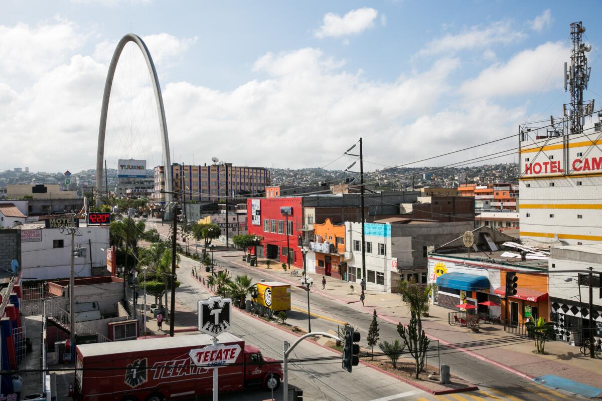 "There is nothing else like Tijuana," artist Ingrid Hernandez says. "You can't get bored here. There is identity, there is possibility, there is economy and cluture." (Marcus Yam / Los Angeles Times)