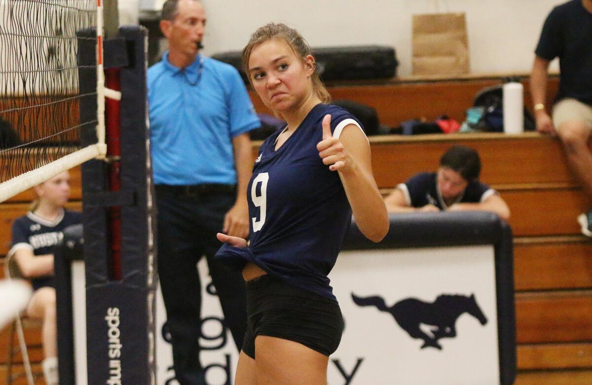 Setter Lexie Richards dished out 16 assists.